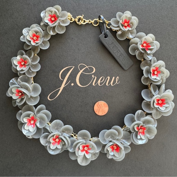 J. Crew floral statement necklace - Picture 7 of 8